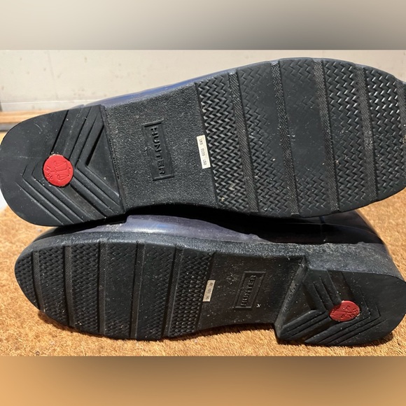 SOLD Elsewhere - Hunter Women's Quilted Rain Boots w/Liners Aubergine 8 Mid - Picture 7 of 9